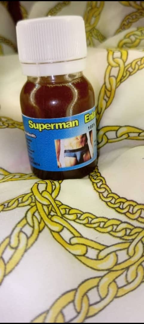 Original Superman Enlargement Oil bottle photo