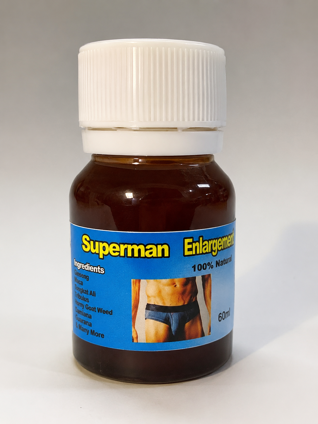 Superman Enlargement Oil bottle